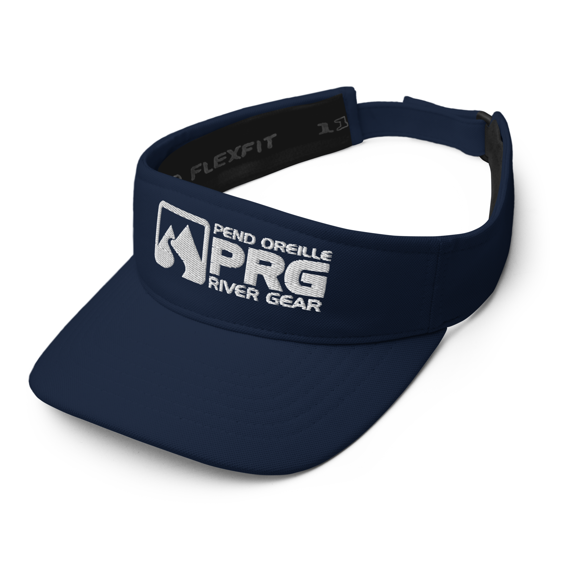 PRG Corporate Embroidered Visor (White/Black)